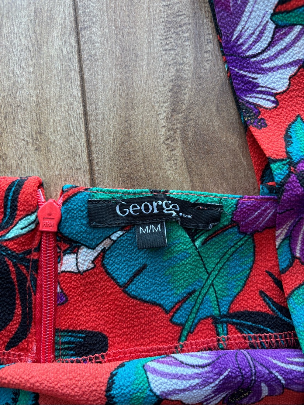 Floral Wide-Leg Jumpsuit - Tropical Print - Picture 5 of 6